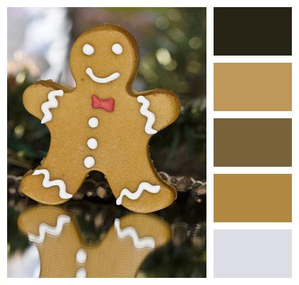 Christmas Gingerbread Man Gingerbread Image